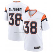 Camiseta NFL Game Denver Broncos Jaleel McLaughlin Blanco