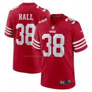 Camiseta NFL Game San Francisco 49ers Kemon Hall Rojo