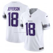 Camiseta NFL Limited Minnesota Vikings Justin Jefferson Alterno Vapor F.U.S.E. Blanco