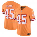 Camiseta NFL Limited Tampa Bay Buccaneers Devin White Throwback Naranja