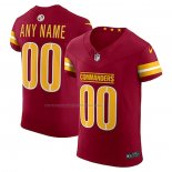 Camiseta NFL Elite Washington Commanders Vapor F.U.S.E. Personalizada Rojo