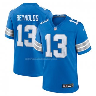 Camiseta NFL Game Detroit Lions Craig Reynolds Azul Blanco