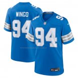 Camiseta NFL Game Detroit Lions Mekhi Wingo Azul