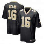 Camiseta NFL Game New Orleans Saints Bub Means Negro