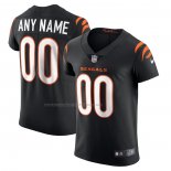 Camiseta NFL Elite Cincinnati Bengals Personalizada Vapor Negro