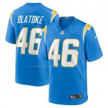 Camiseta NFL Game Los Angeles Chargers Praise Olatoke Azul