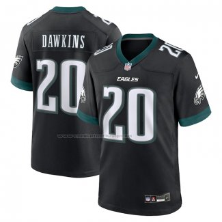 Camiseta NFL Game Philadelphia Eagles Brian Dawkins Alterno Negro