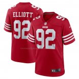 Camiseta NFL Game San Francisco 49ers Jordan Elliott Rojo