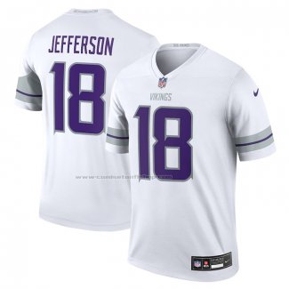 Camiseta NFL Legend Minnesota Vikings Justin Jefferson Alterno Blanco