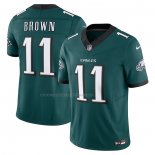 Camiseta NFL Limited Philadelphia Eagles A.J. Brown Vapor F.U.S.E. Verde2